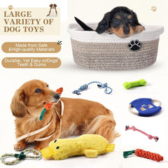 Zopeal rope chewing toys variety pack for durable chewing and boredom relief.