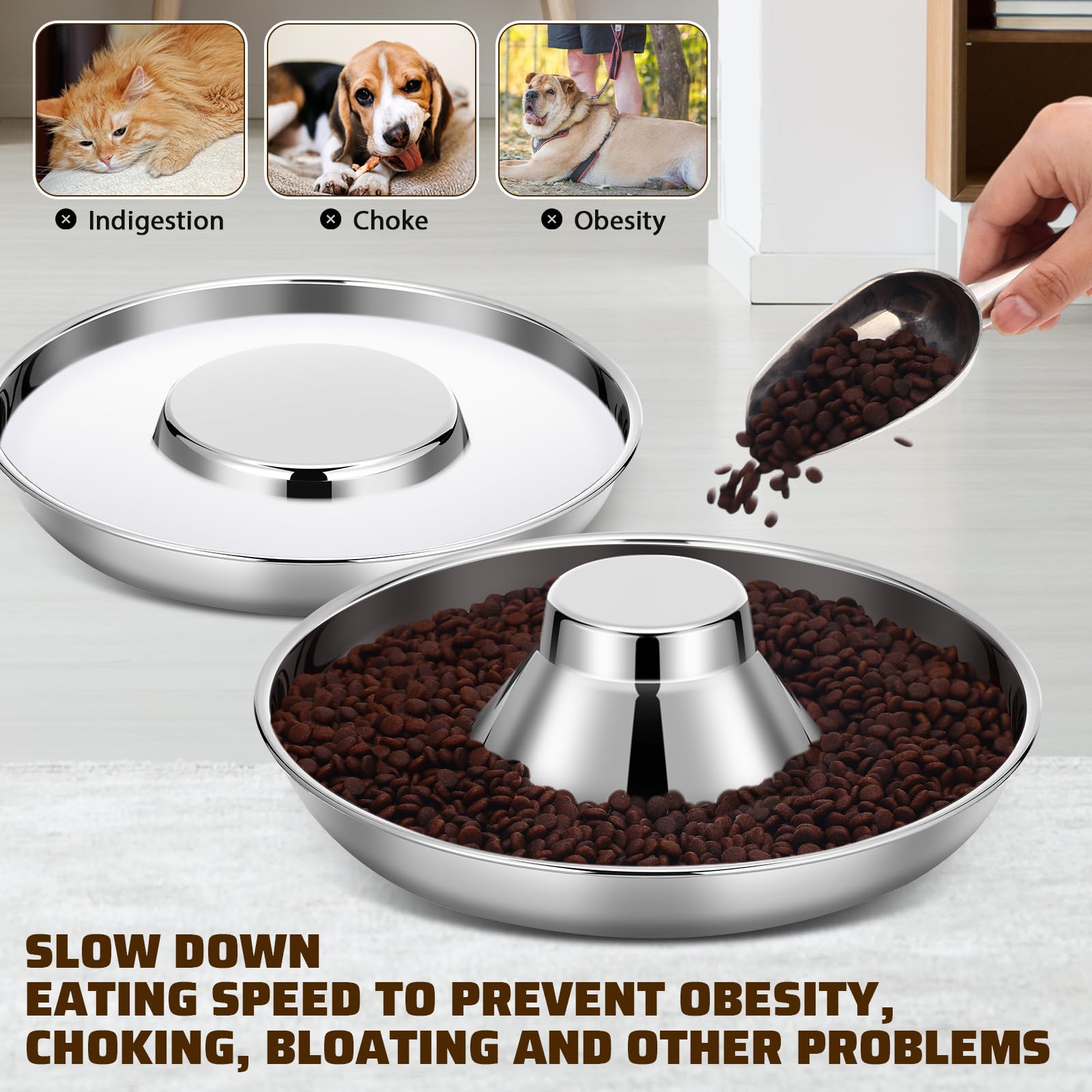 Zopeal bowls with smooth edges protect mouths during meals