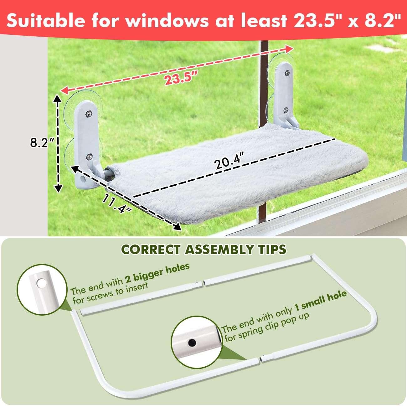Zoratoo 2-in-1 reversible cover offers warm faux fur or breathable mesh