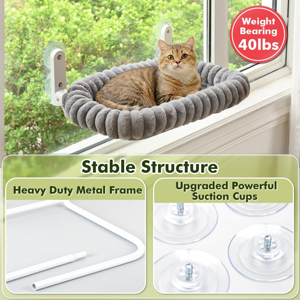 Zoratoo cat window perch ideal for indoor cats seeking observation and retreat