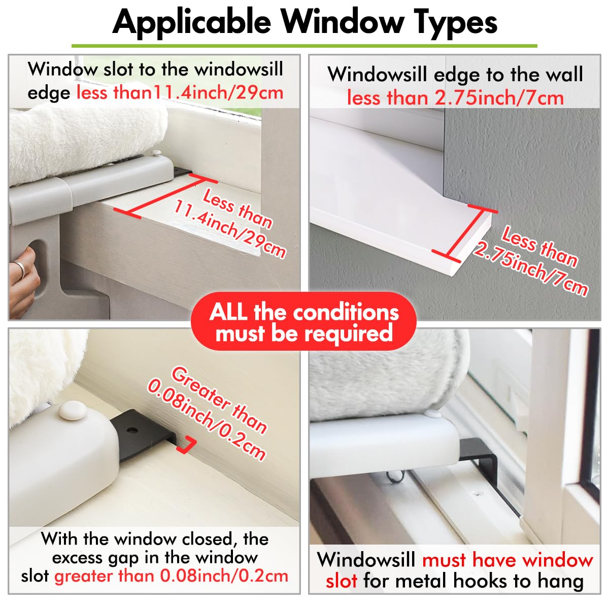 Zoratoo cat window sill perch tool-free assembly demonstration emphasizes easy setup