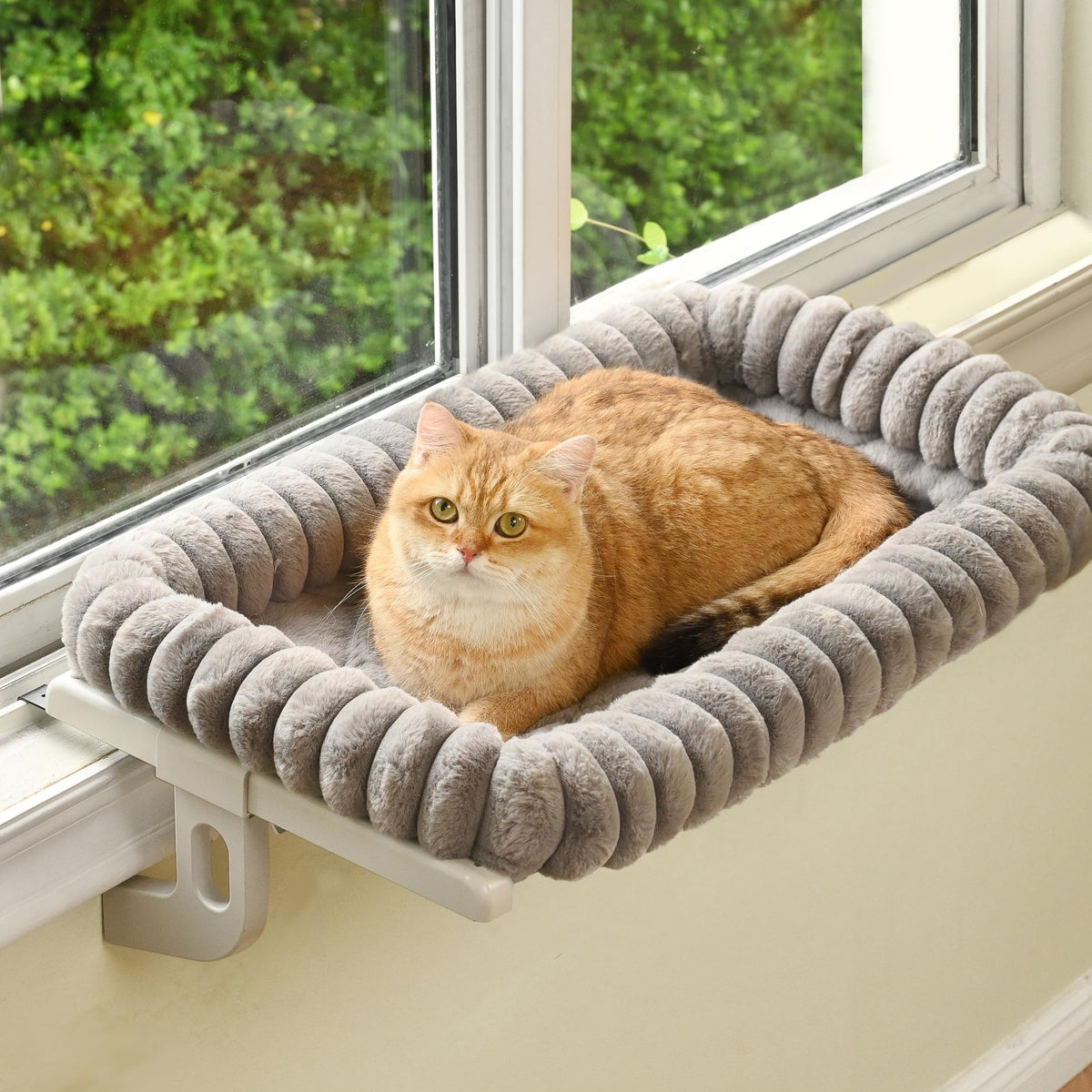 Zoratoo Cloud-Cuddle cushion close-up showing plush softness for cozy sunlit naps