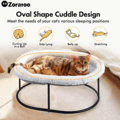 Zoratoo Elevated Hammock 8-Inch Off Ground keeps pets clean by avoiding the floor.