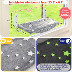 Zoratoo percha para gato tomando sol junto a la ventana