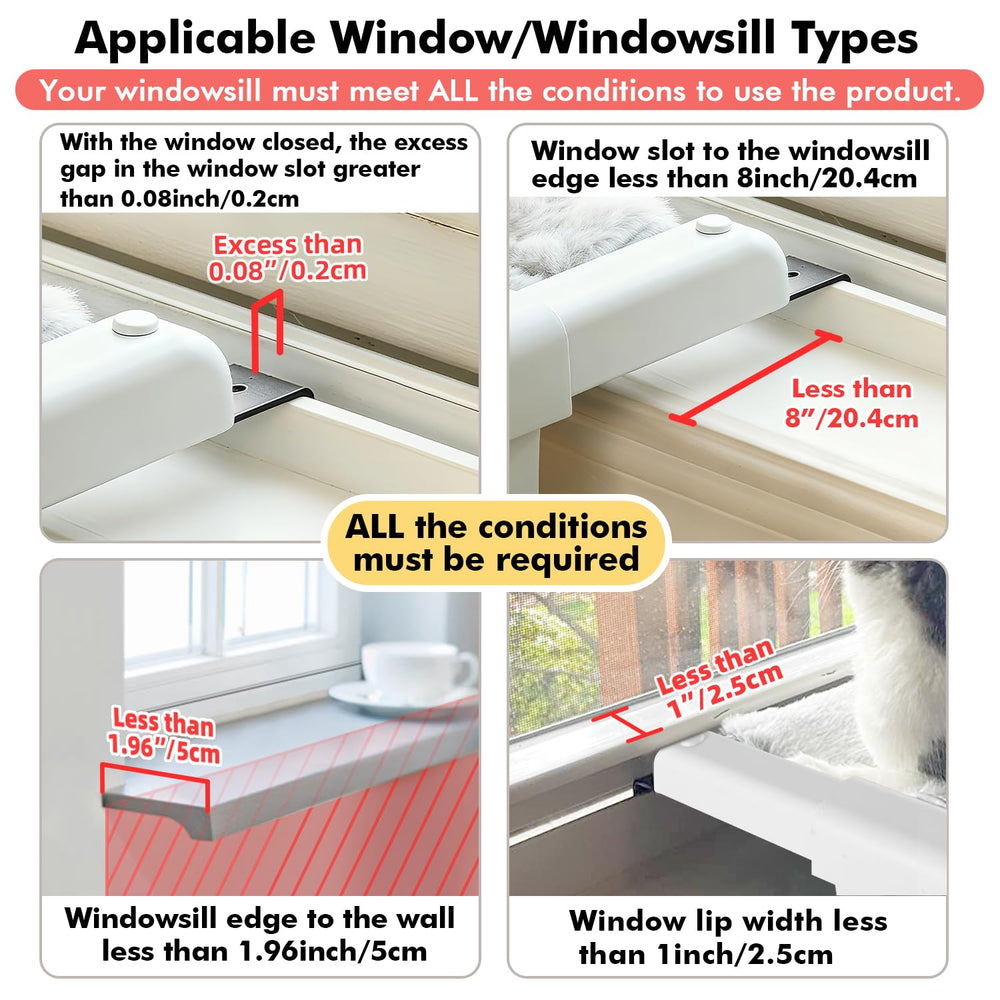 Zoratoo Window Sill Perch private space enables cats to relax near you
