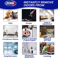 ZORBX hospital odor remover application targets musty odors in healthcare
