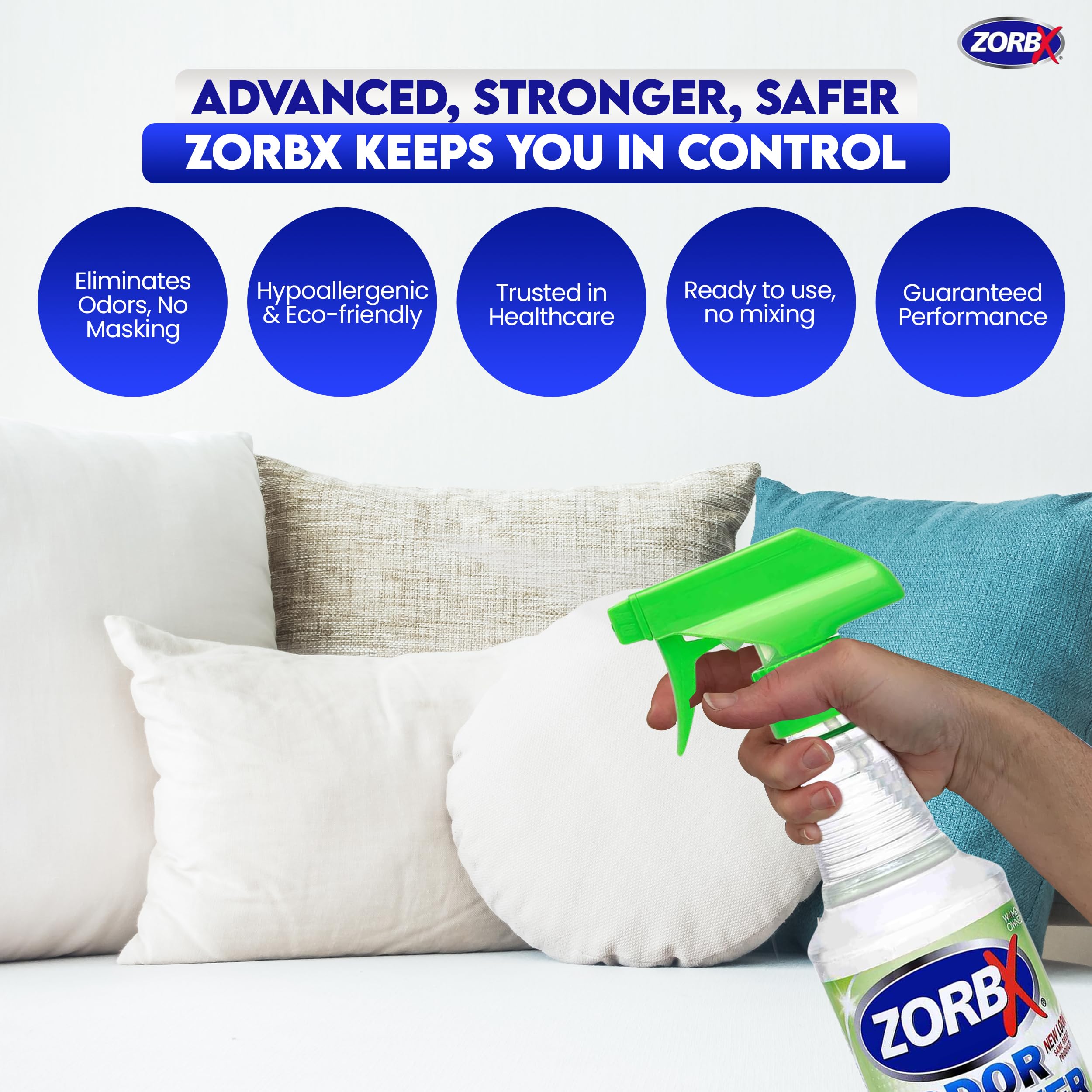 ZORBX outdoor odor remover suitable for patios and outdoor spaces.