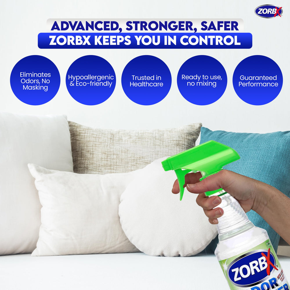 ZORBX outdoor odor remover suitable for patios and outdoor spaces.