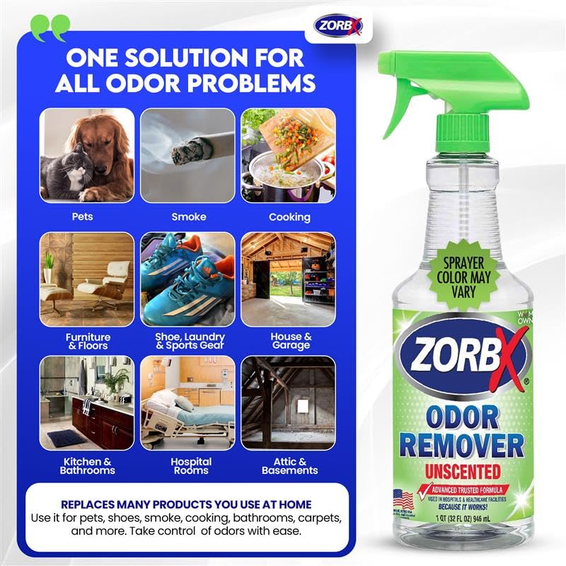ZORBX room odor elimination helps living spaces feel cleaner and more inviting.