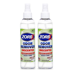 ZORBX unscented odor eliminator bottle 2-pack for quick, long-lasting odor removal