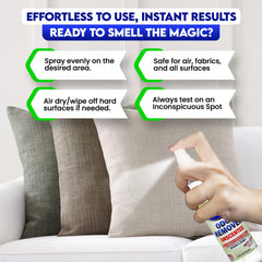 ZORBX unscented odor remover 7.5oz bottle for quick refreshes.