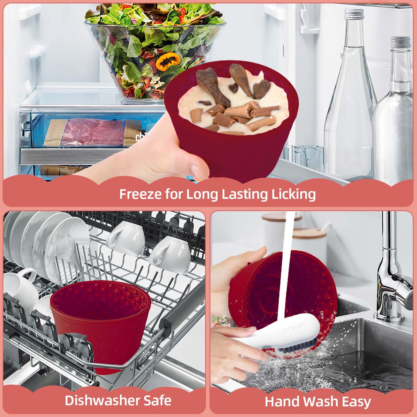 ZOURYNUA diseño facilita lavado y mantenimiento con lavavajillas.
