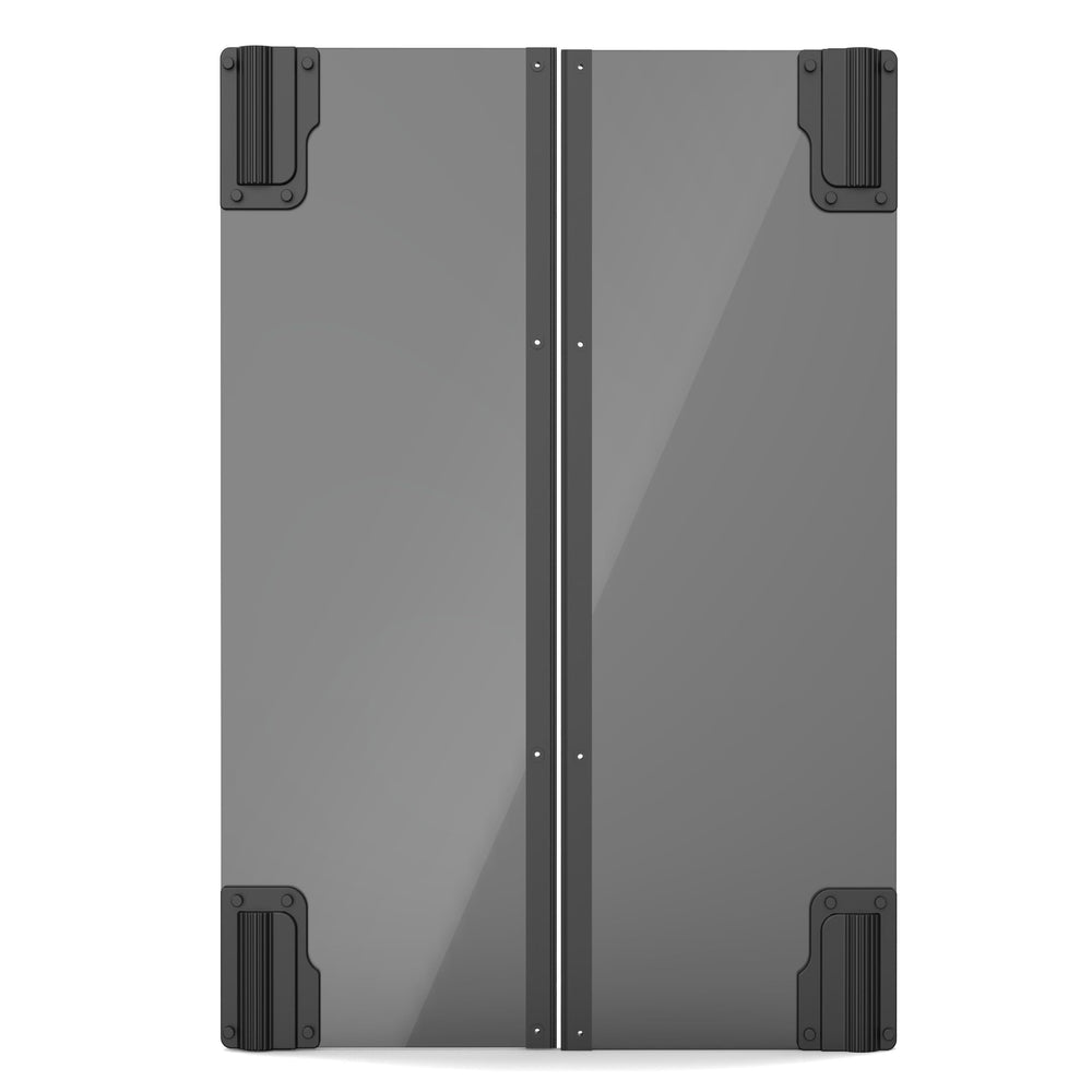 ZOUTEX large dog door panel front view shows easy installation and pet-friendly access.
