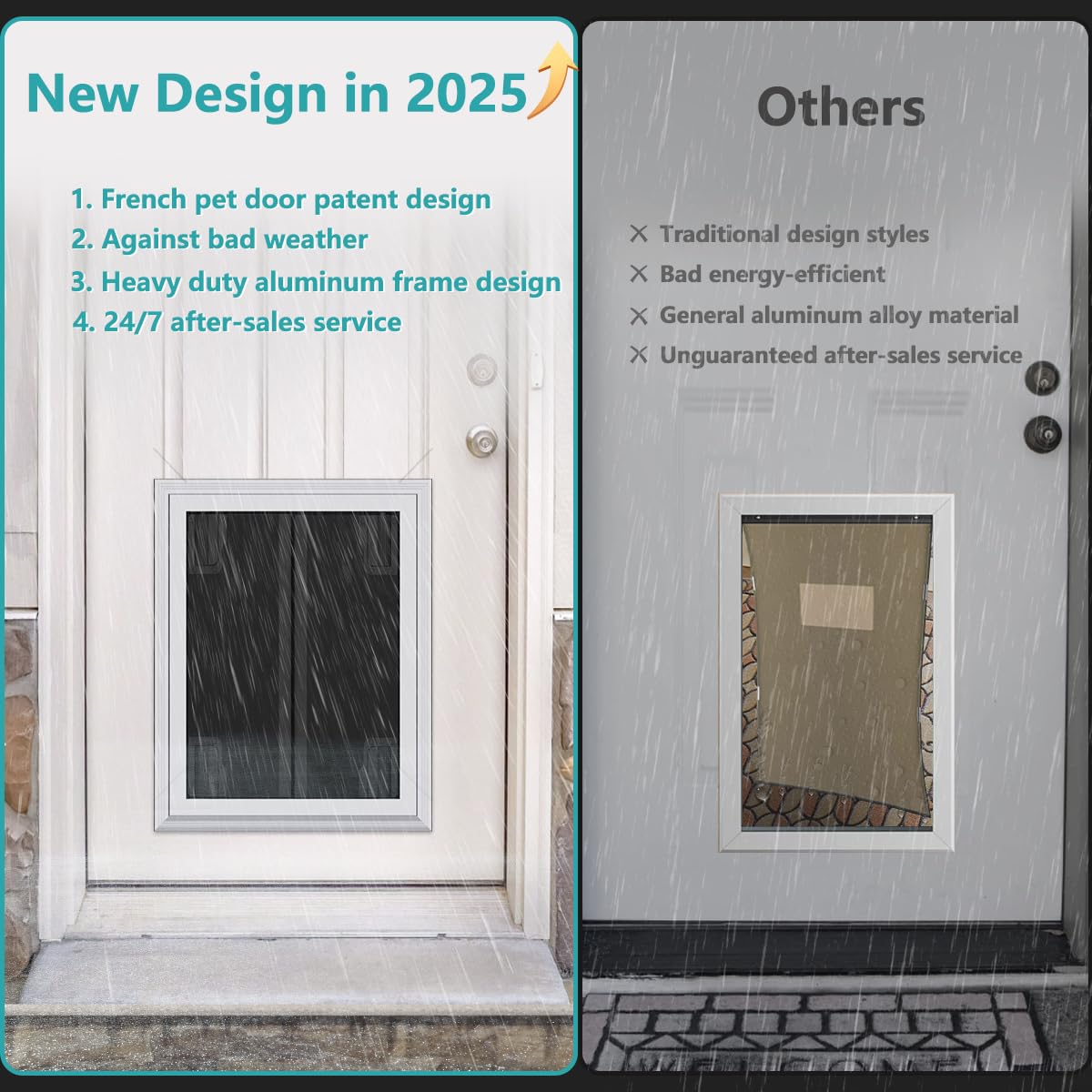 ZOUTEX XLarge UV-protected panels add style while blocking harsh sunlight.