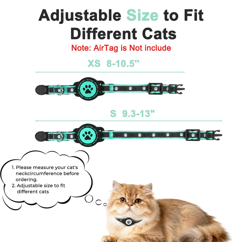 ZOWPET Airtag Cat Collar durable construction supports daily adventures.