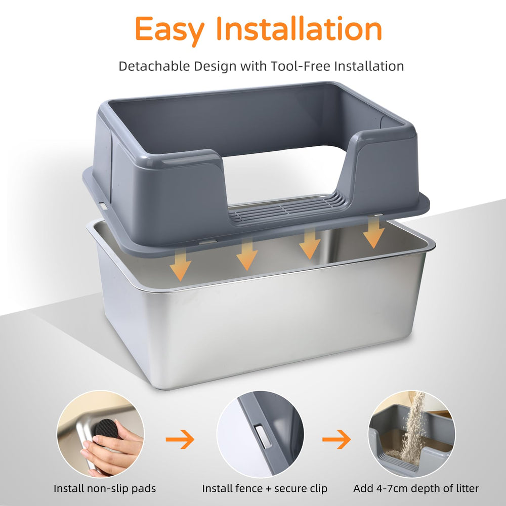 ZOZOO assembly kit including scoop and mat for quick setup