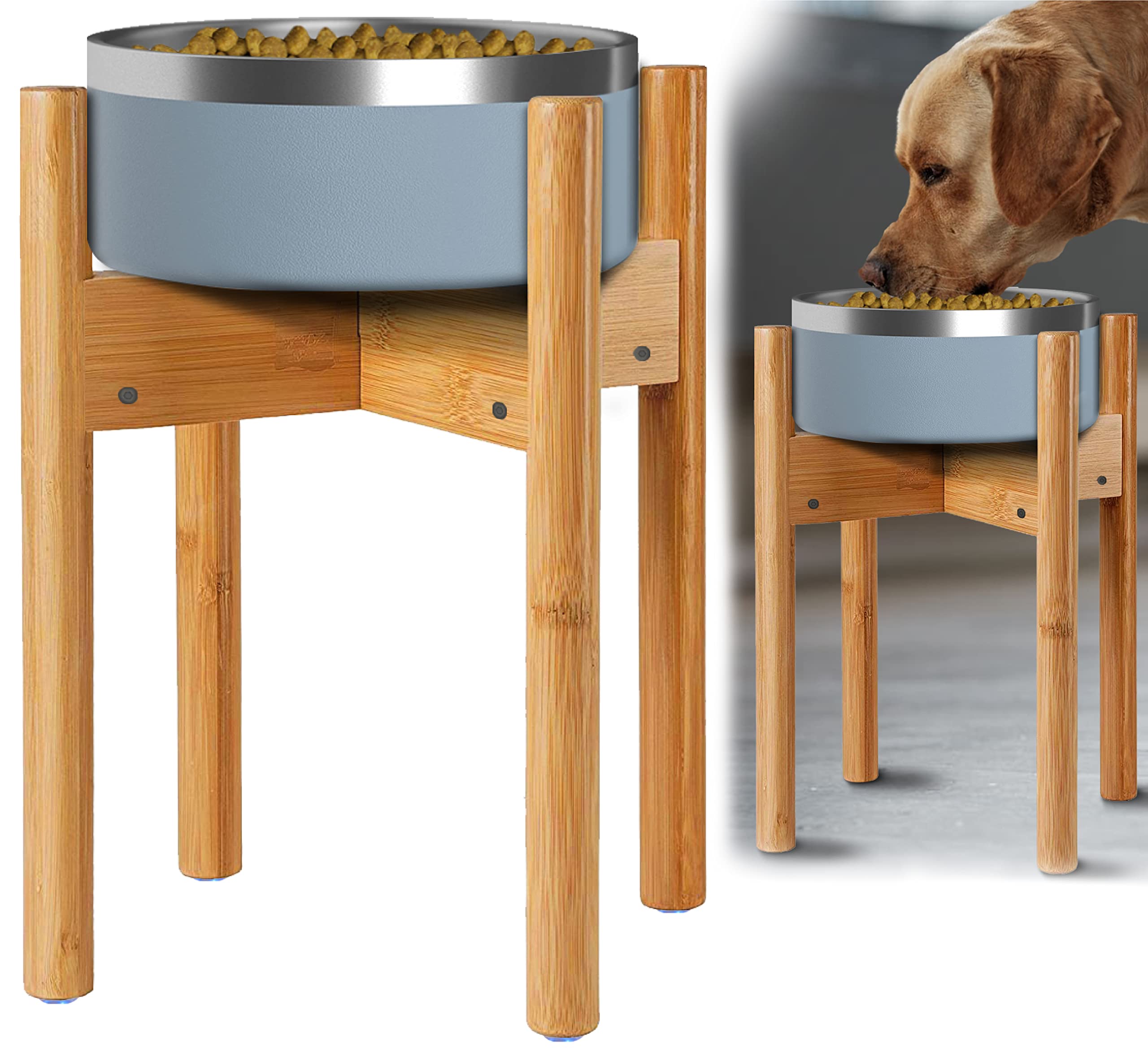 ZPirates bamboo wood construction offers durable, natural styling at home.