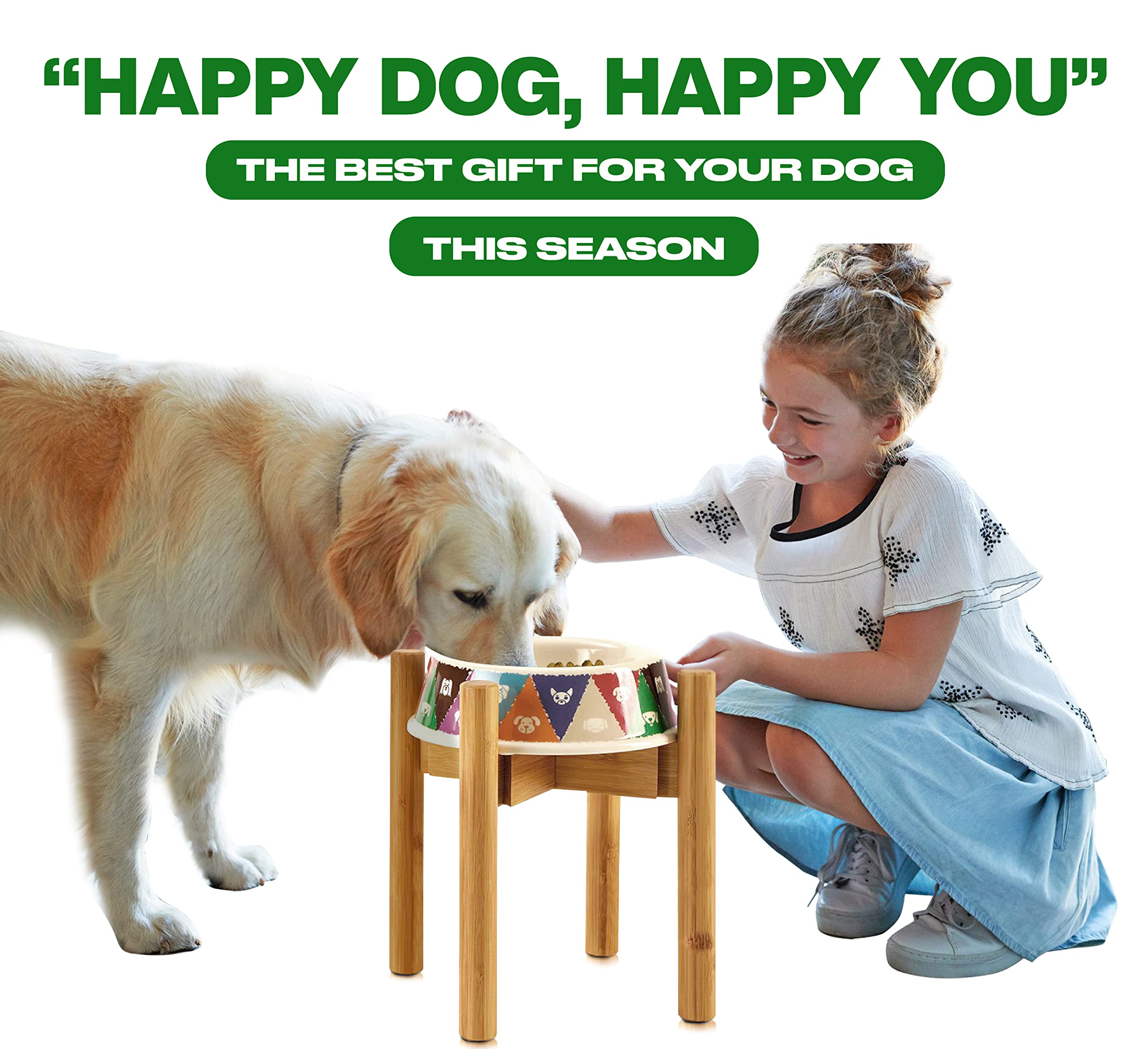 ZPirates dog bowl stand ships with screws and tool for quick assembly.