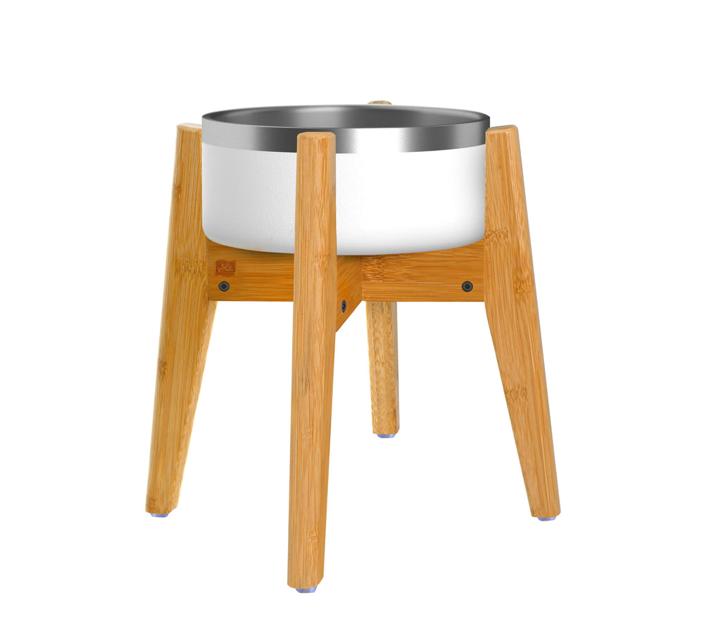 ZPirates easy-clean bamboo finish keeps meals tidy.