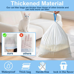 ZPSOX extra-thick leakproof bags provide strong protection during bag changes.