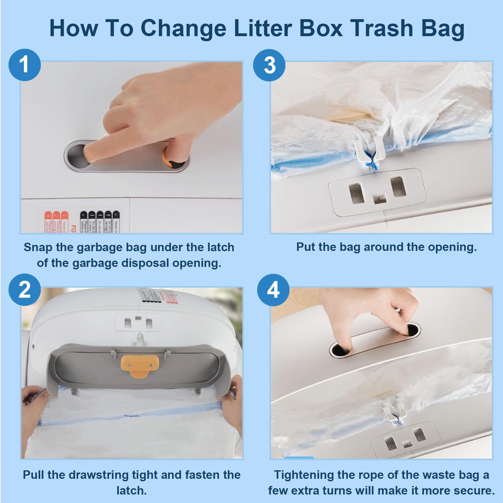 ZPSOX liners help maintain a fresher home by simplifying litter changes.