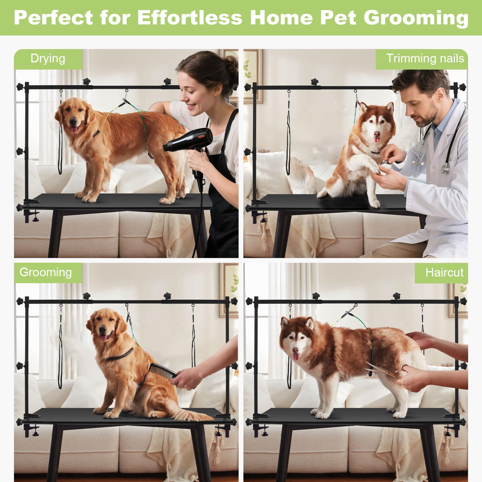 ZPVP accessory kit boosts grooming efficiency with included clamps and loops.