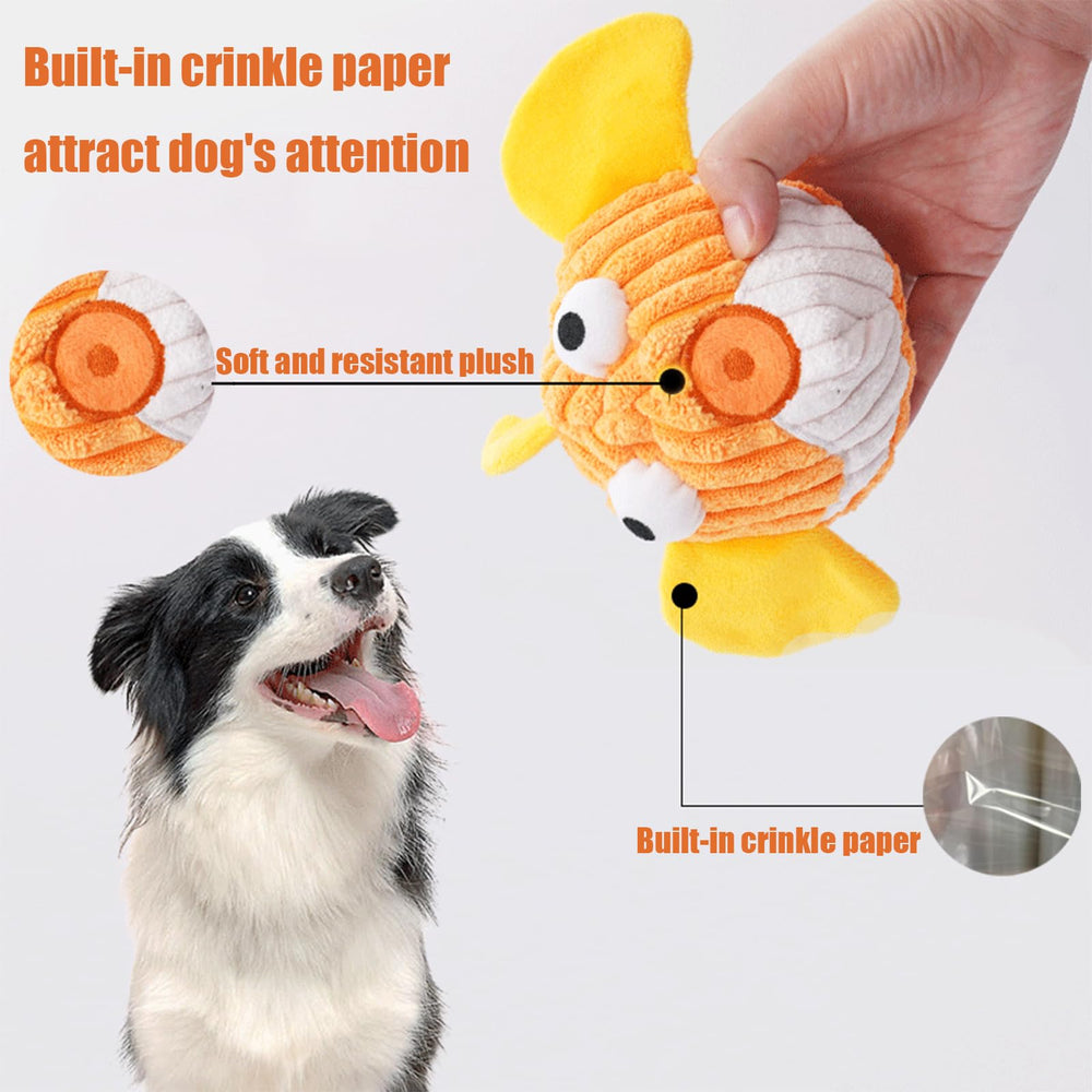 Zrbtk Squeak Dog Toy tear-resistant materials for safe, long-lasting chewing.