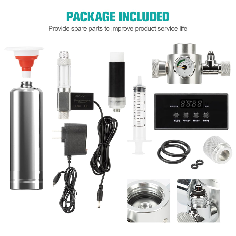 ZRDR included accessories and guides simplify setup for quick, reliable CO2 operation.