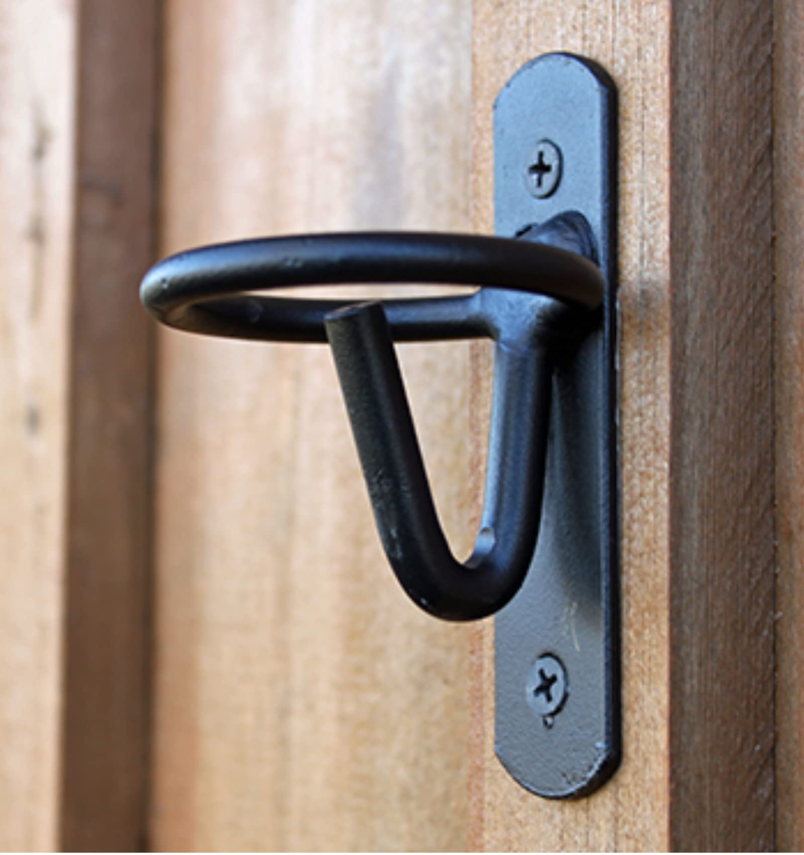ZRruowin black stall hanger mounted for organized stalls