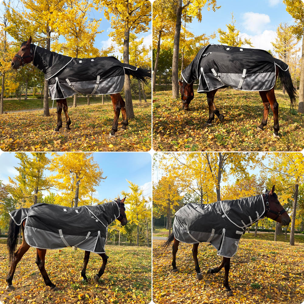 ZRSCHYG blanket with detachable hood protects against drafts in chilly mornings