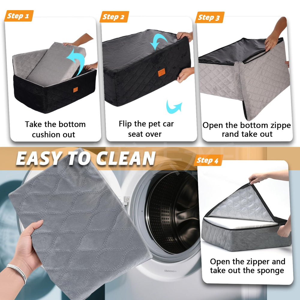 Ztinng detachable washable cover simplifies cleaning after trips.