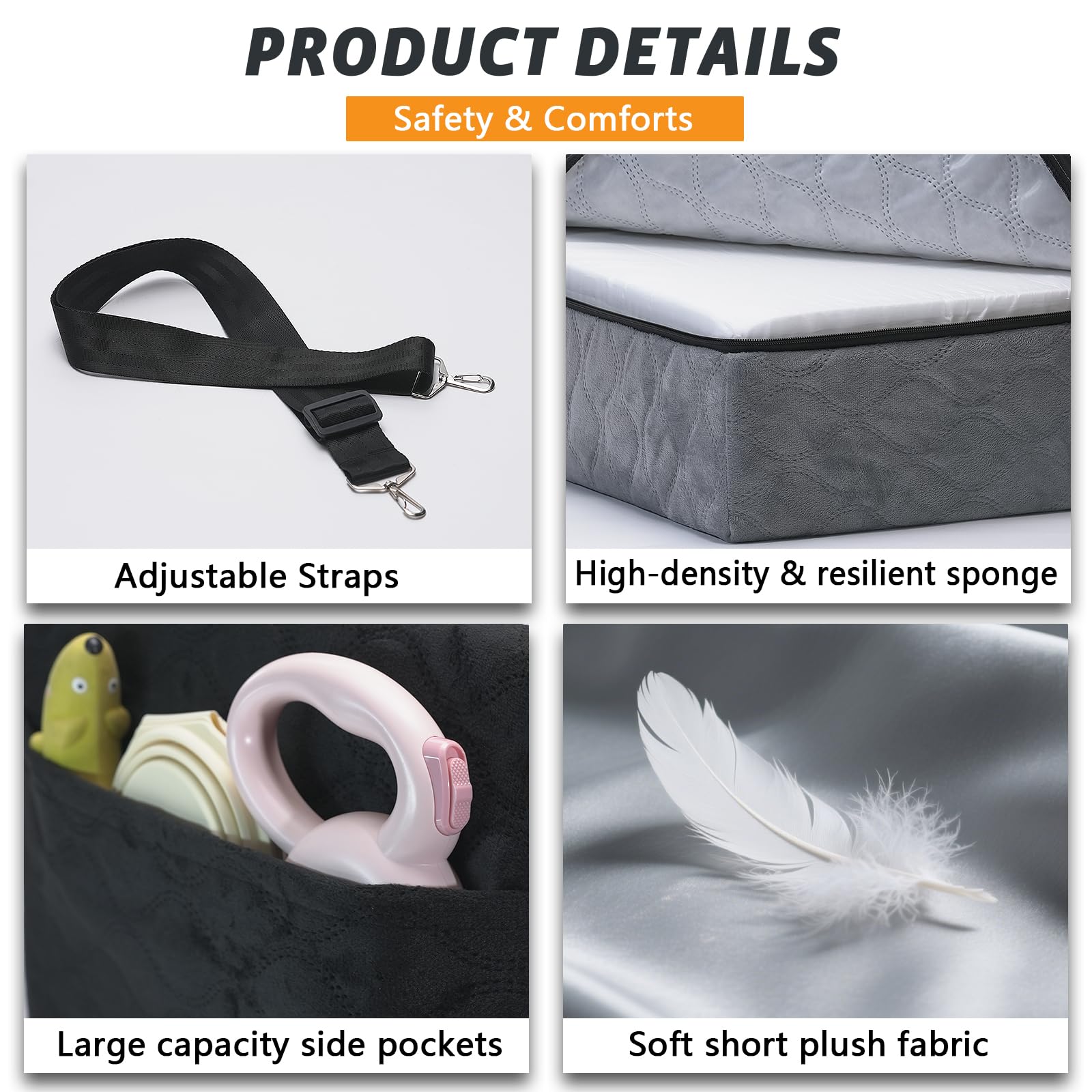 Ztinng dog car seat washable cover demonstrates easy cleaning after adventures