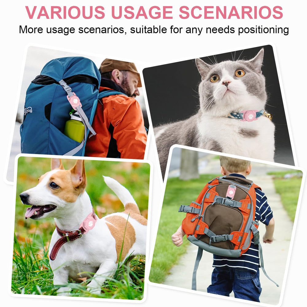 Ztobny compatible with dog and cat collars for versatile use.