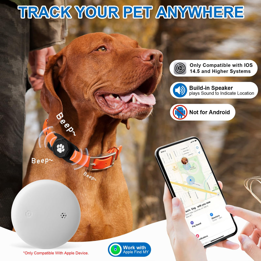 Ztobny dog tracker holder close-up showing secure fit