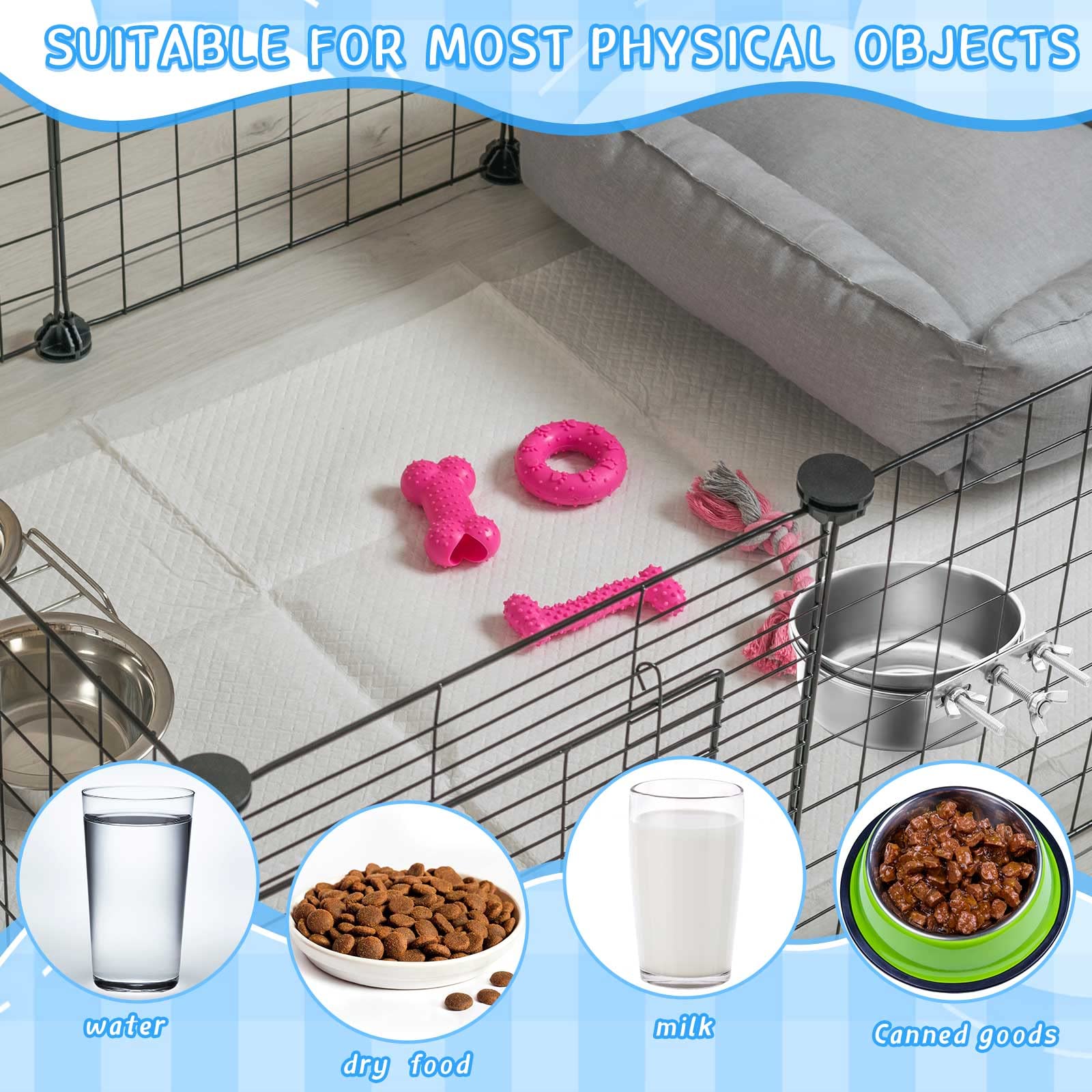 Zubebe spill-proof pet bowl enables mess-free feeding on the go.