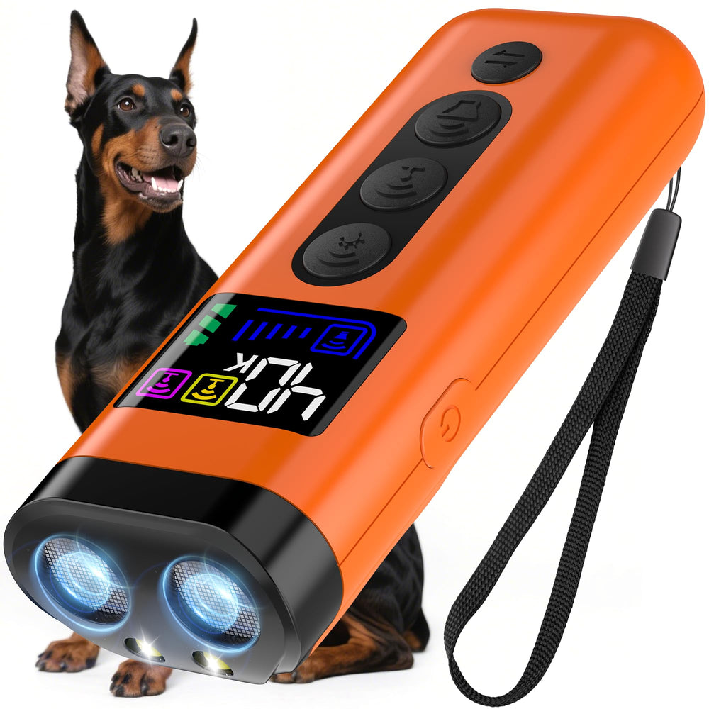 ZUIBAS 65ft dual-emitter deterrent for outdoor barking control and safer training.