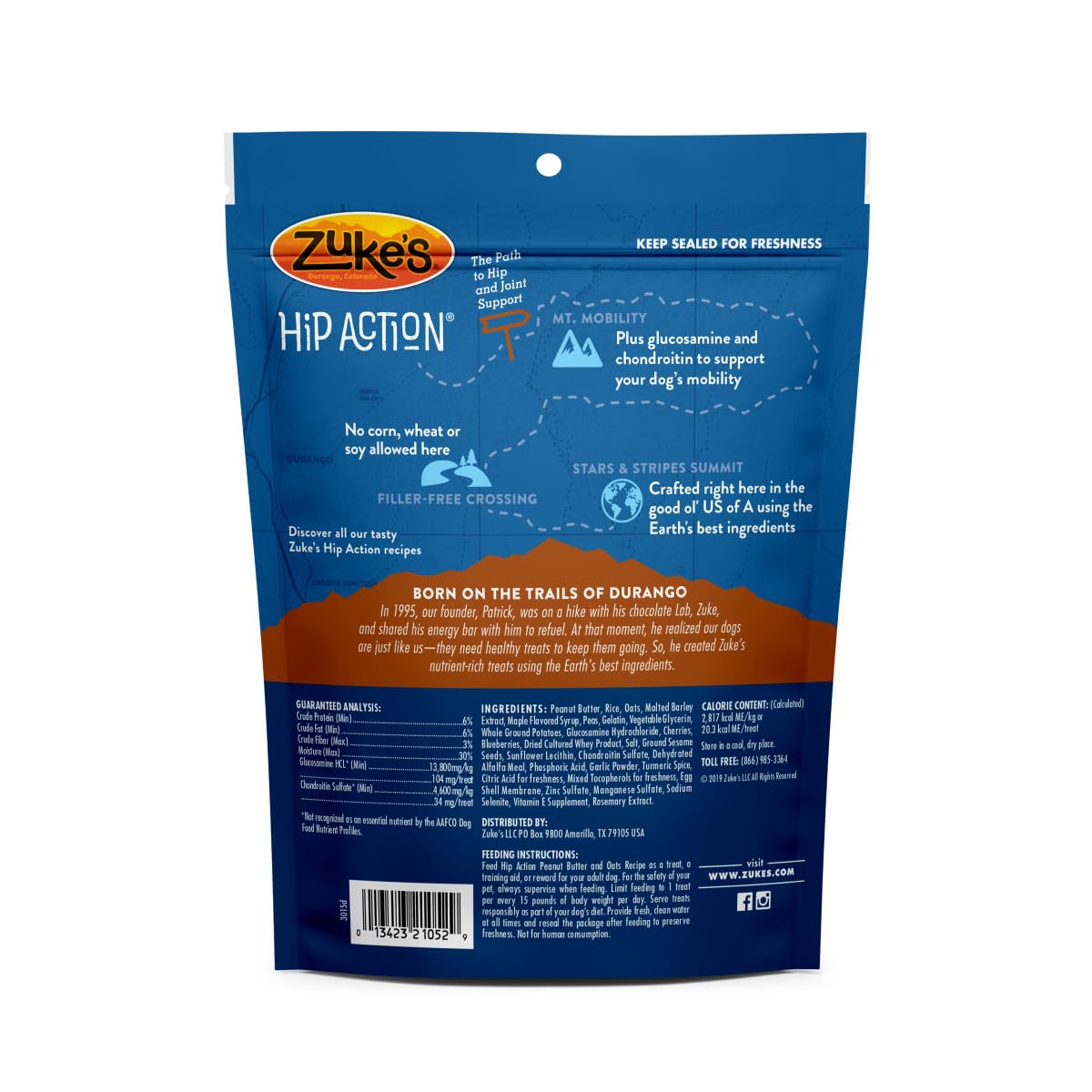 Zuke's Hip Action free from corn, wheat and soy for sensitive diets