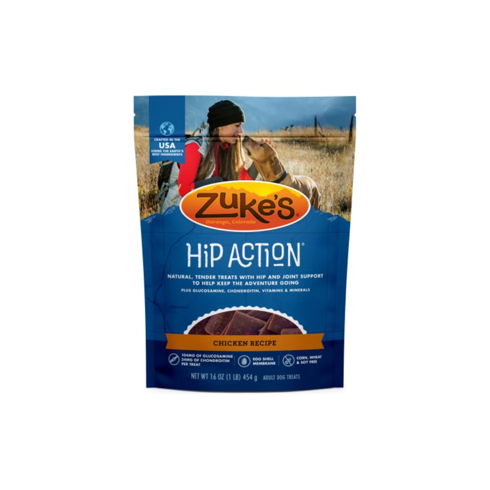 Zuke's Hip Action 3-pack overview showcases packaging and quality.