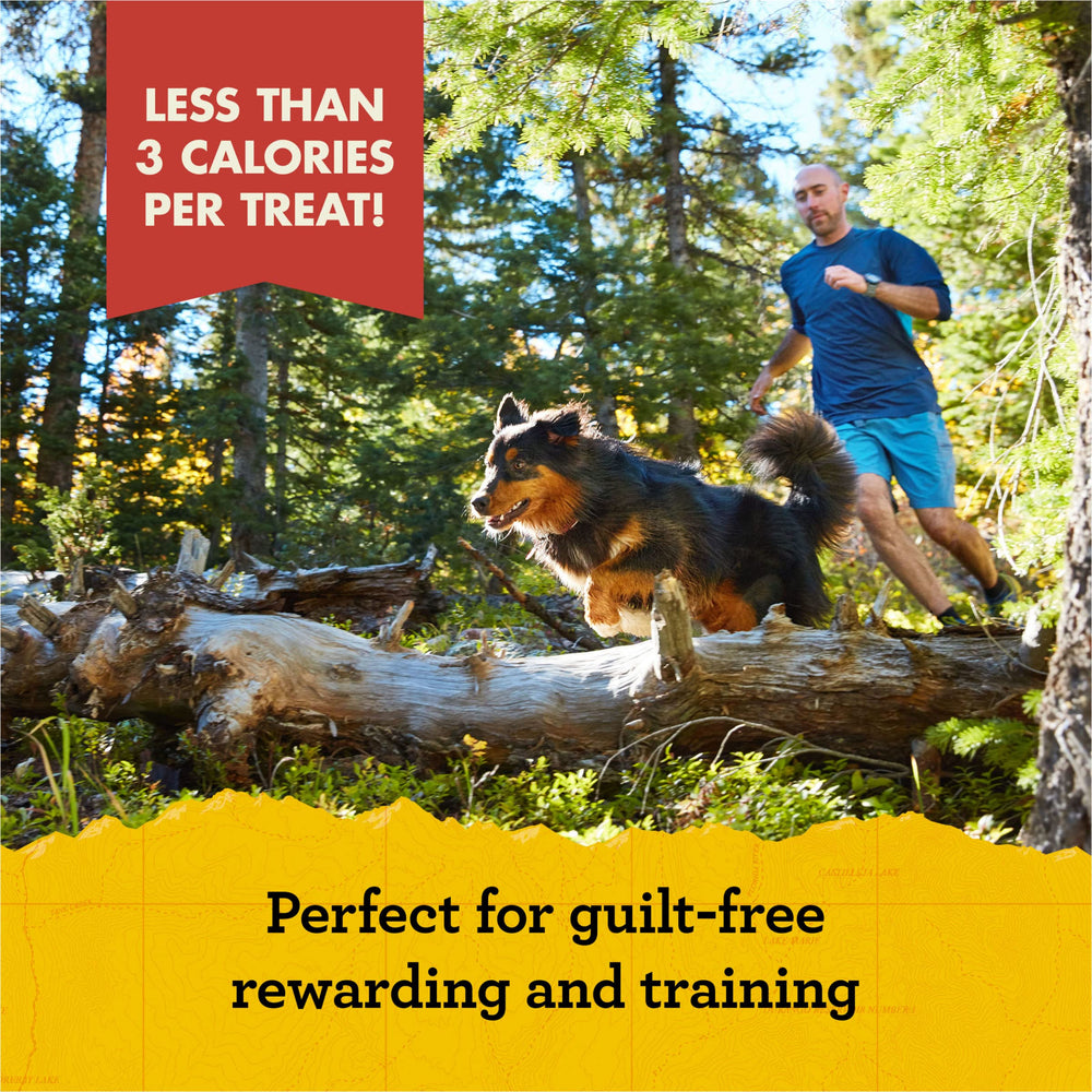 Zuke's Mini Naturals-2-cal-per-treat makes guilt-free rewards easy.
