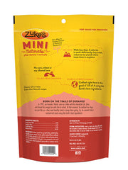 Zuke's Minis Salmon ingredients closeup with real salmon and cherries for tasty rewards