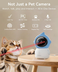 ZUMIMALL Pet Camera 3MP image quality provides clear pet monitoring.