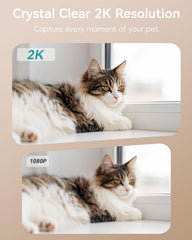 ZUMIMALL Pet Camera privacy cover rotates to protect privacy.