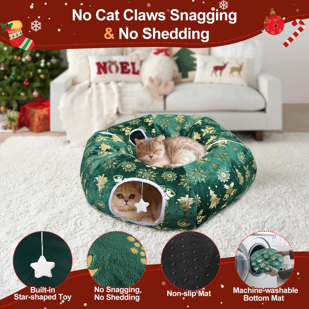 Zuqqony Cat Tunnel two-button assembly ensures easy setup and secure connection