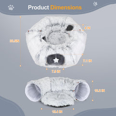 Zuqqony DIY tunnel shapes invite cats to explore new routes