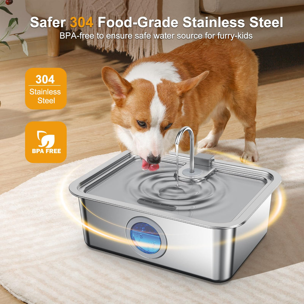 Zuqqony DYSJ03 visible window and LED indicator help monitor water levels at a glance.