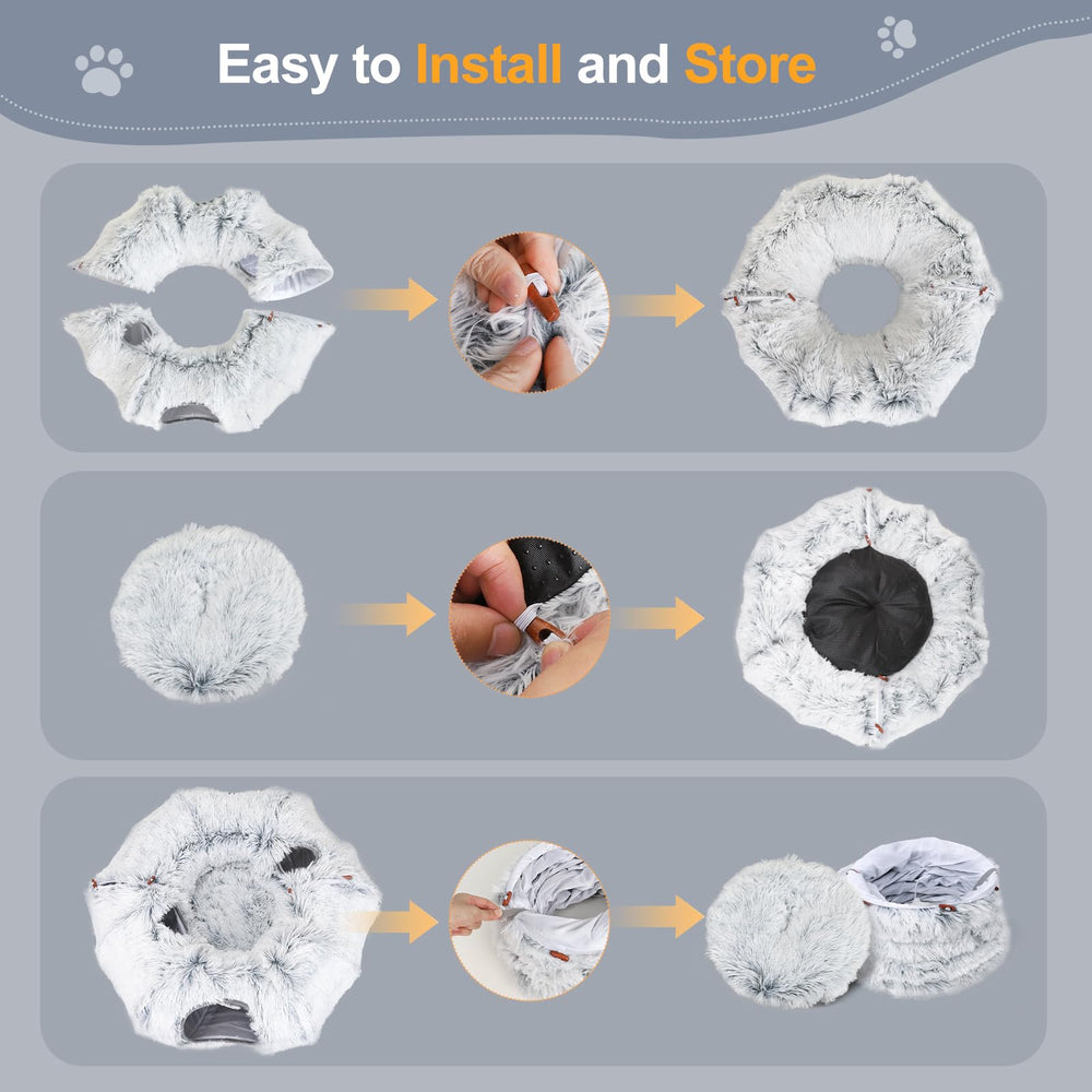 Zuqqony Non-slip base keeps the bed steady on floors