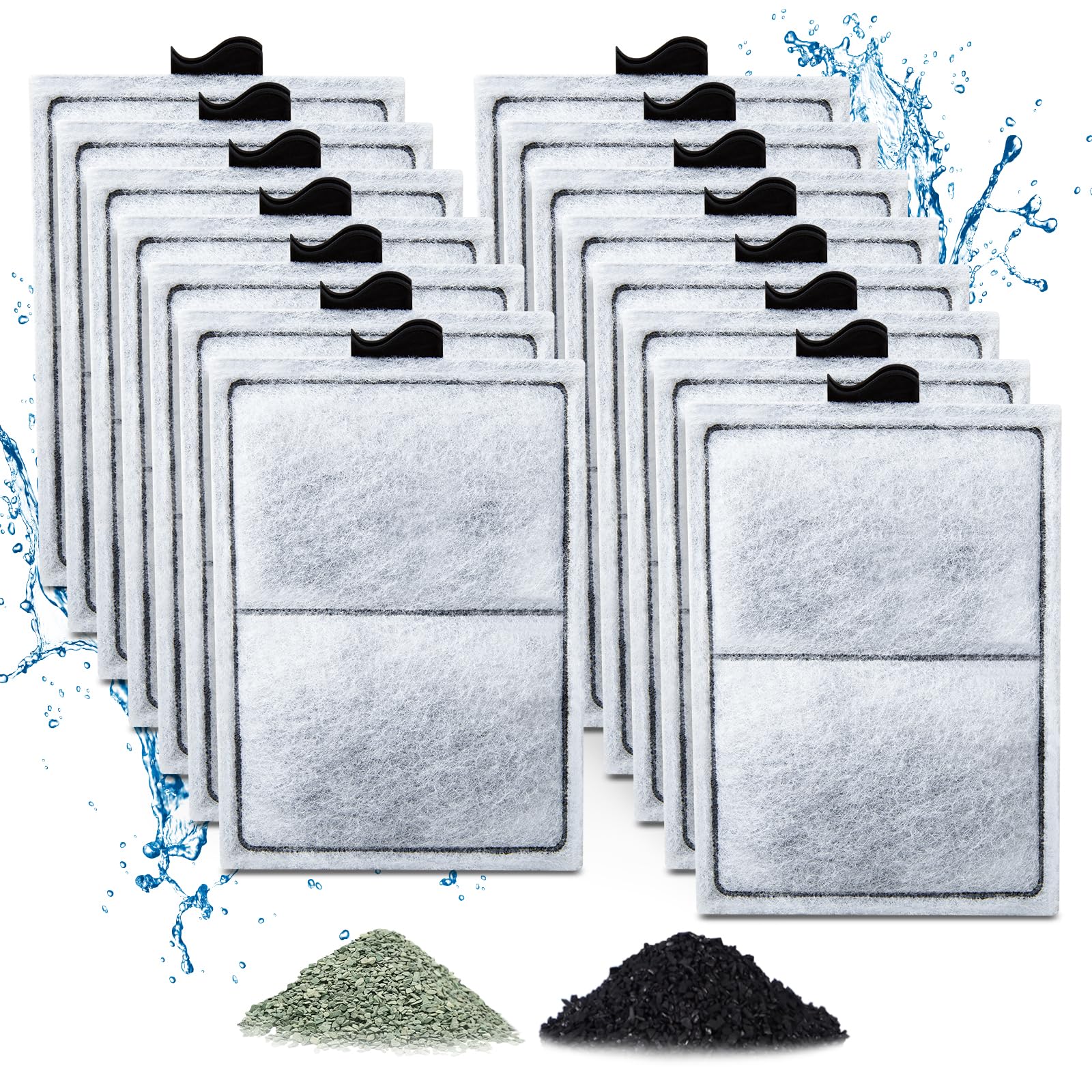 Zuqqony PF-L pack 15 showing replacement cartridges for reliable filtration