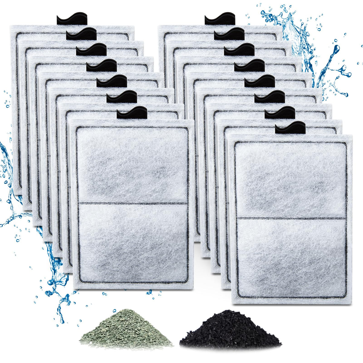 Zuqqony PF-L pack 15 showing replacement cartridges for reliable filtration