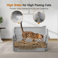 Zuqqony sifting box with lid highlights anti-leakage and reduced splatter.