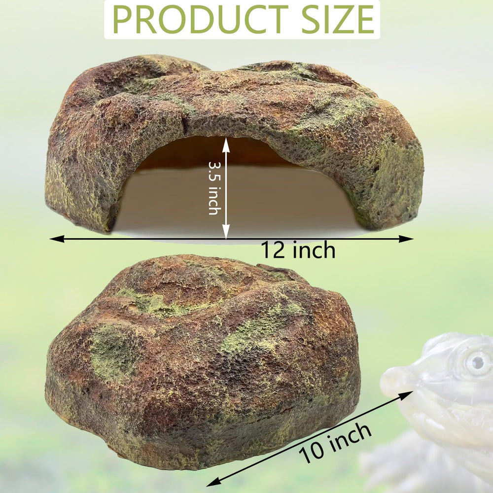 ZXUAQNOE reptile hide basking platform top view for daytime lounging